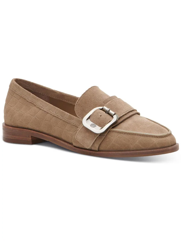 Cenkanda Womens Leather Slip On Loafers