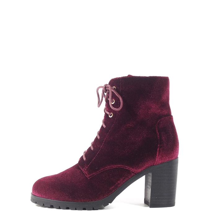 Timothy Velvet Booties