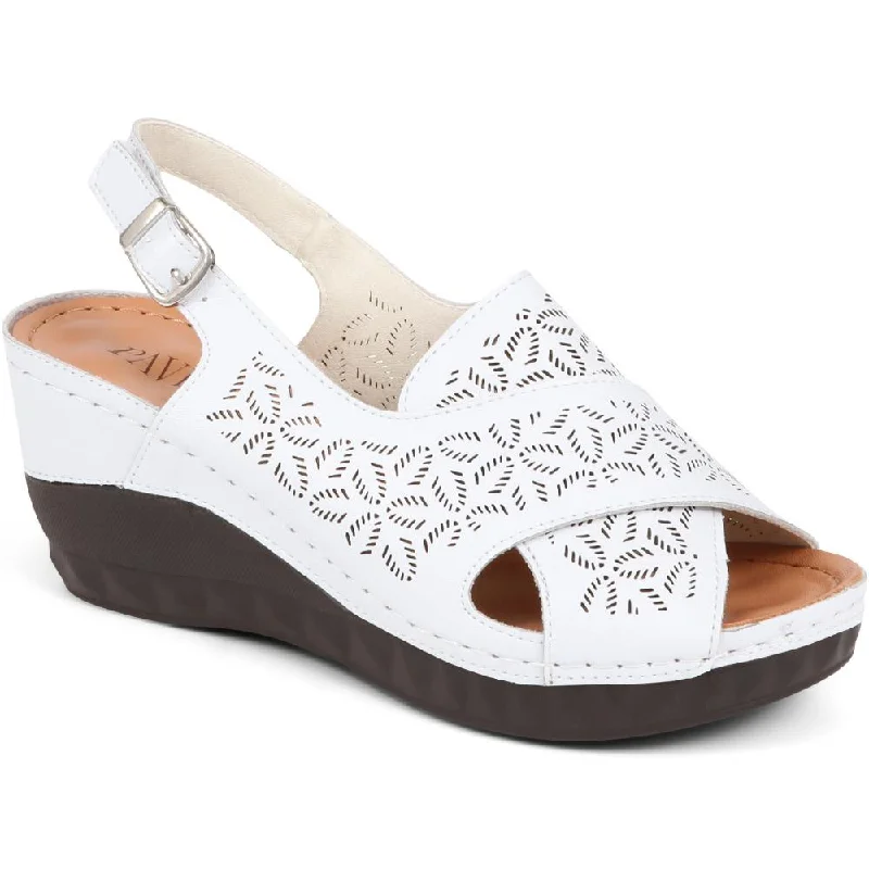 Super Sale Ankle Strap Wedge Sandals - WLIG37005 / 323 587