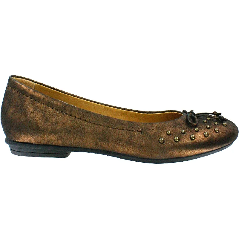 Women's Earth Bellflower Bronze Distressed Leather