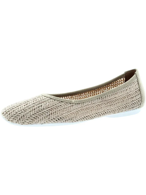 Eugene Travel Womens Suede Slip On Ballet Flats