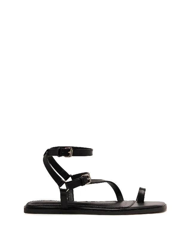 Gerry Sandal Black Burnished