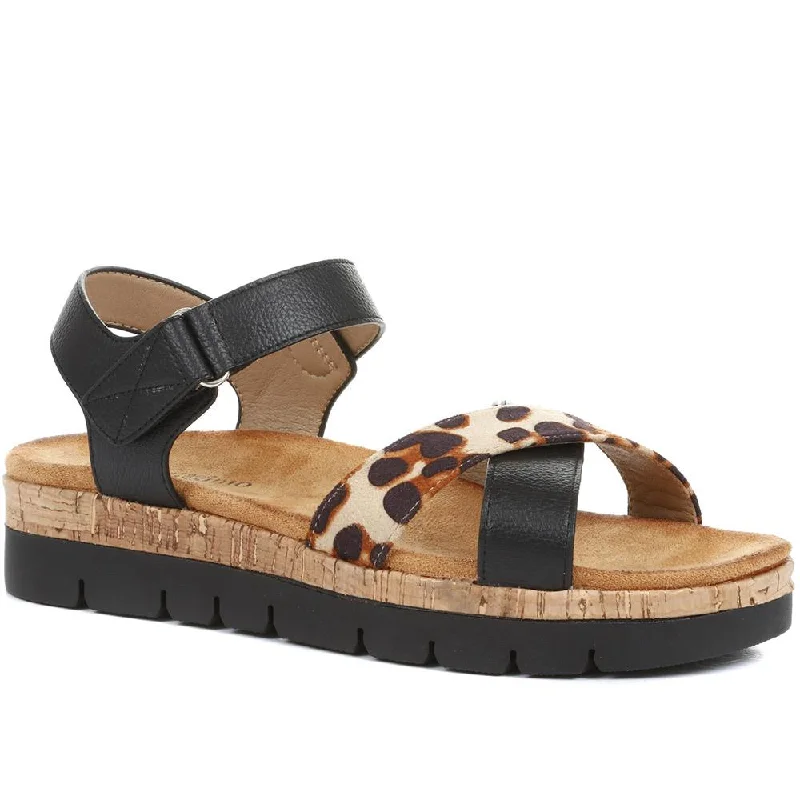Deal of the Week Leopard Print Platform Sandals - BELBAIZH35085 / 321 675