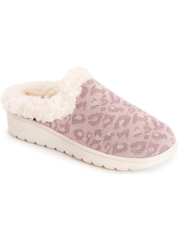 Super Bargain Nony Flyknit Womens Faux Fur Lined Comfy Scuff Slippers