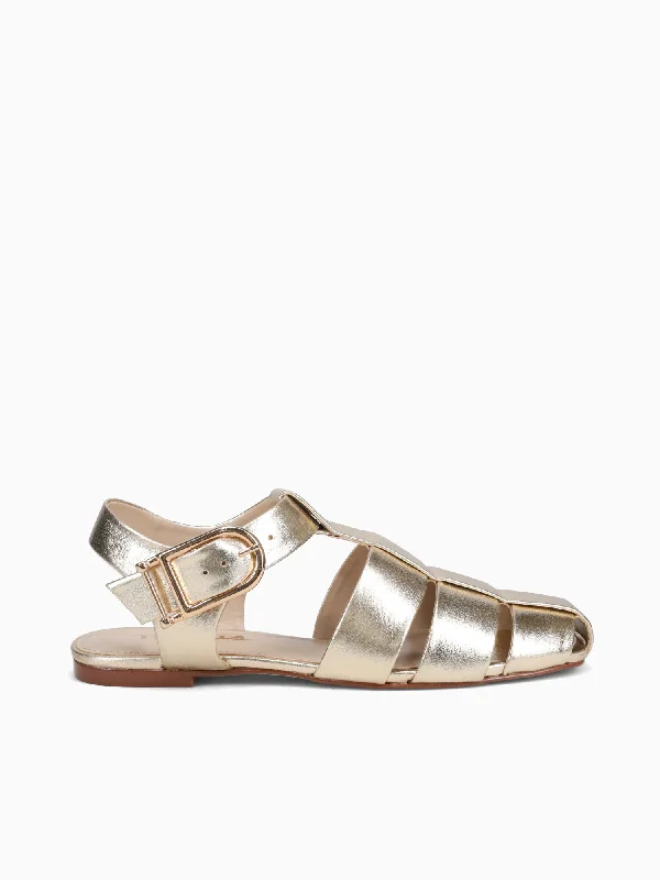 Chiara Gold Leather