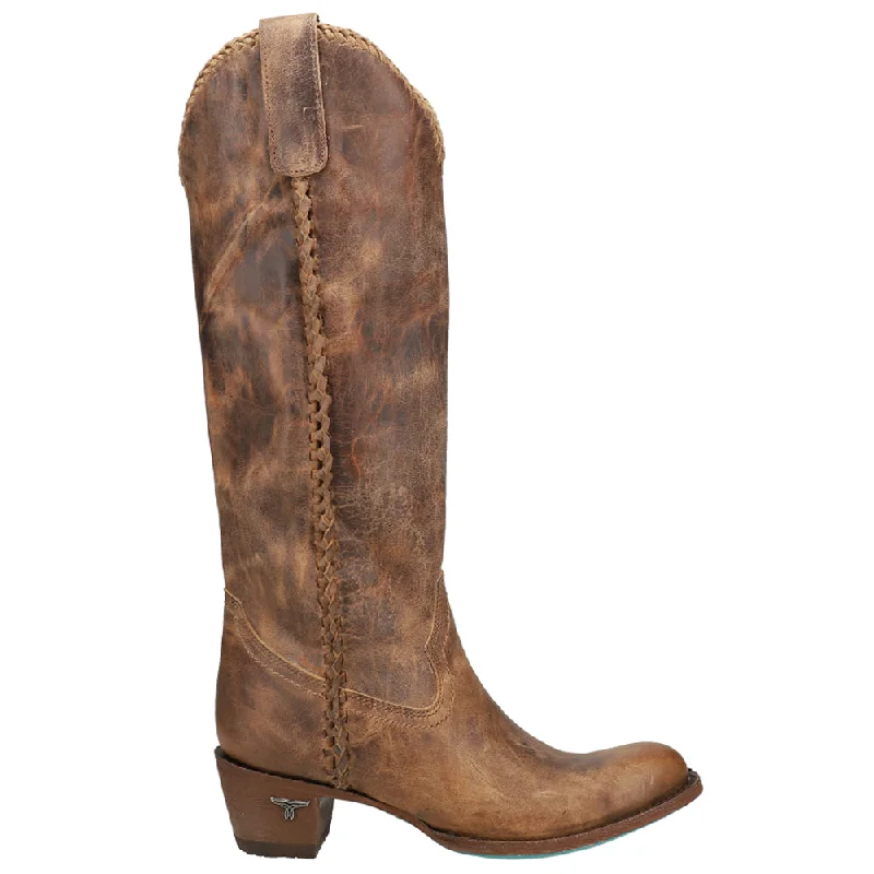 PJ Round Toe Pull On Cowboy Boots