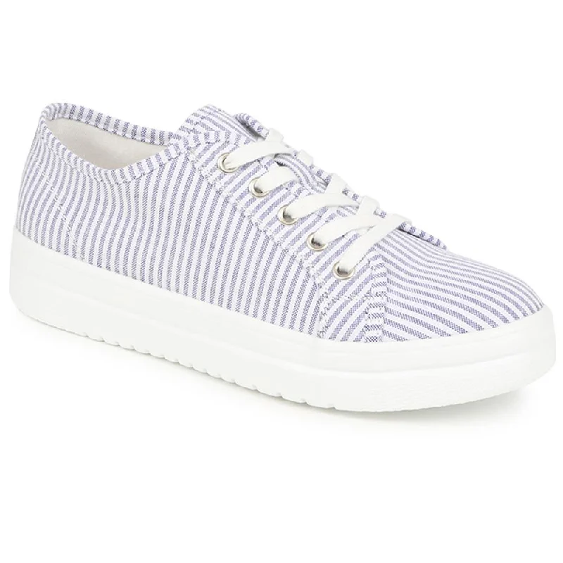 Stripy Canvas Trainers  - WBINS39152 / 325 921