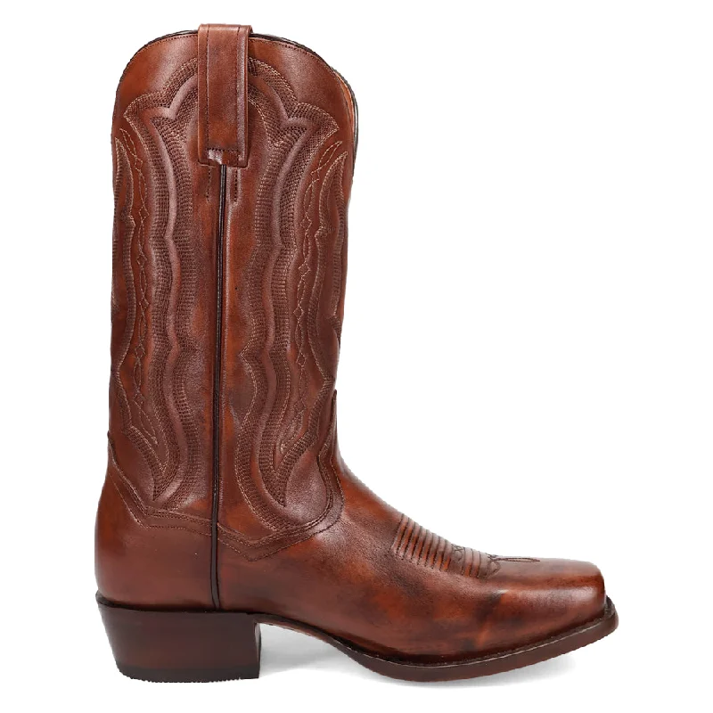 Wade Embroidered Square Toe Cowboy Boots