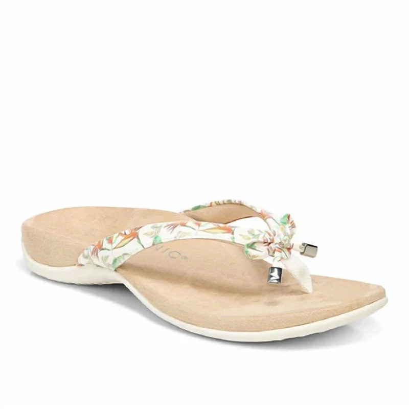 Women's Bella Ii Flip Flop In Marshmallow Tropic