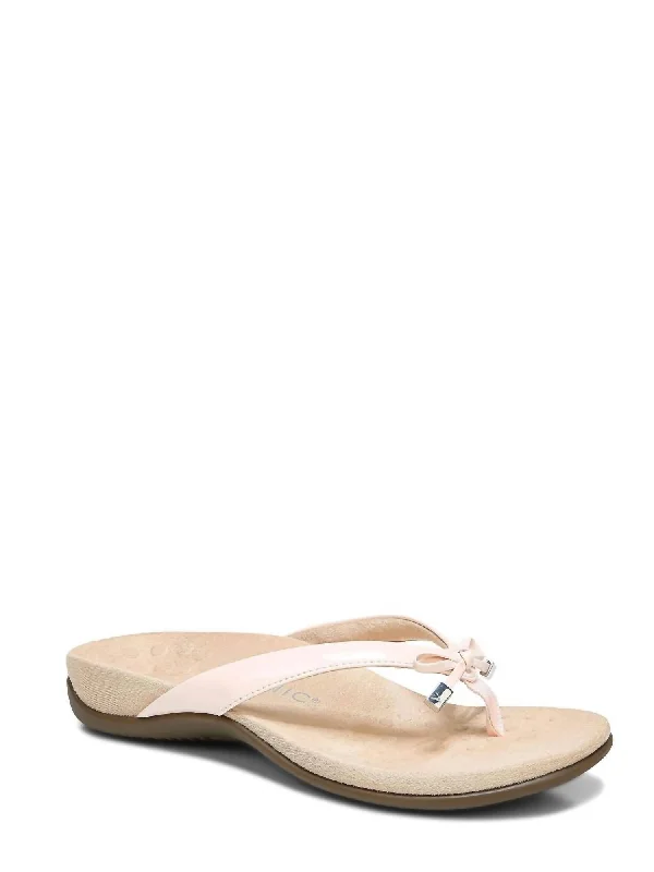 Women's Bella Ii Flip Flops In Pale Blush