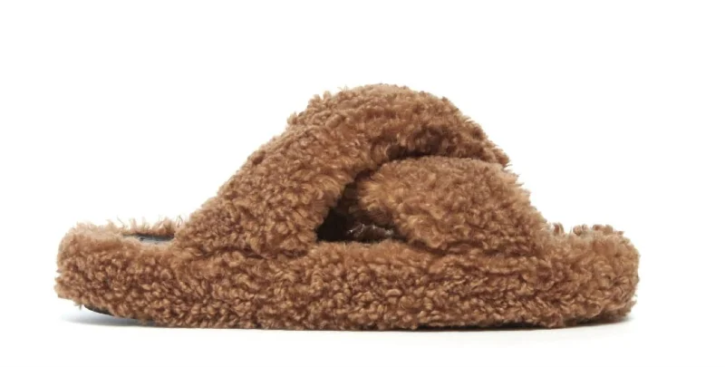 Exclusive Offers Women's Biba Luxe Teddie Slippers In Hazelnut