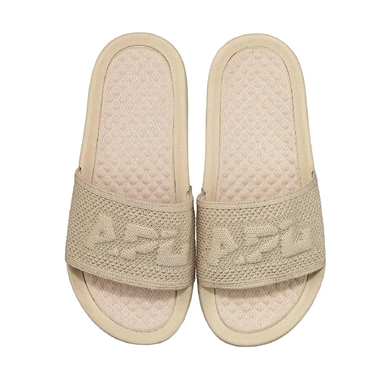Final Sale Women's Big Logo Techloom Slide In Parchment
