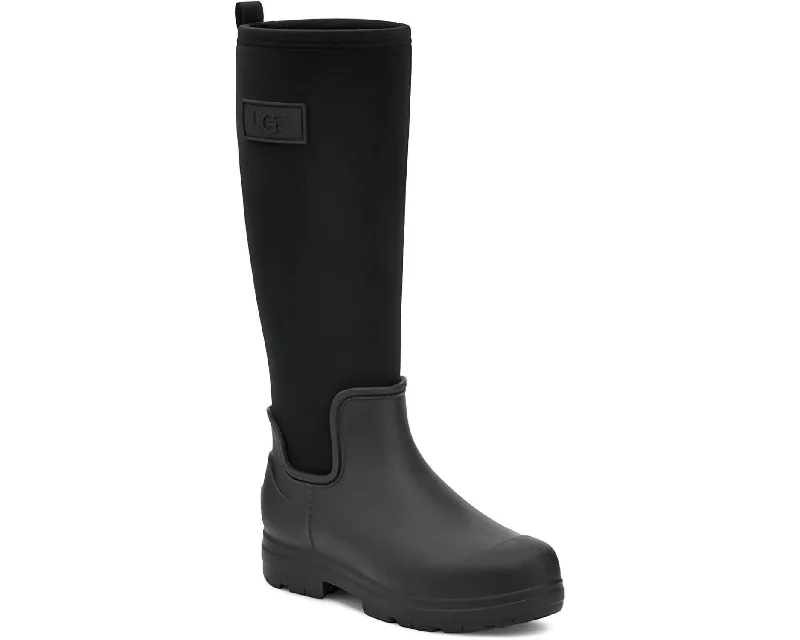 Women's Droplet Tall Boots - Medium In Black