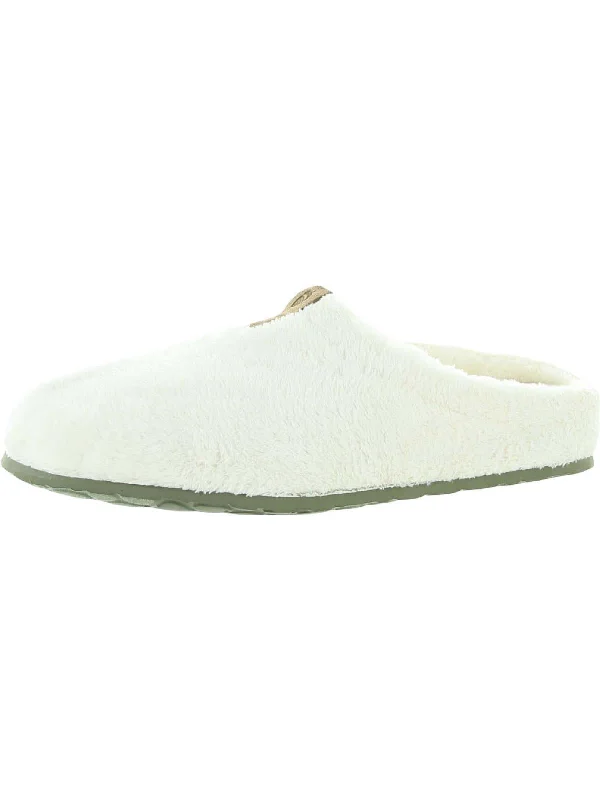 Womens Faux Fur Slid On Slide Slippers