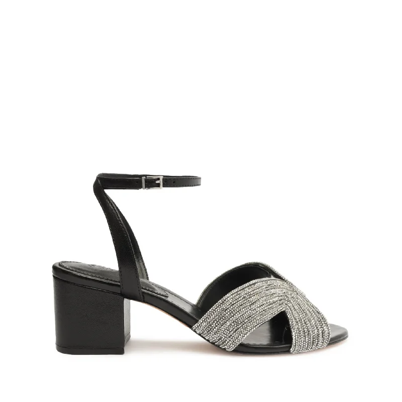 Weekend Deals to Brighten Your Day Hattie Mid Block Leather Sandal