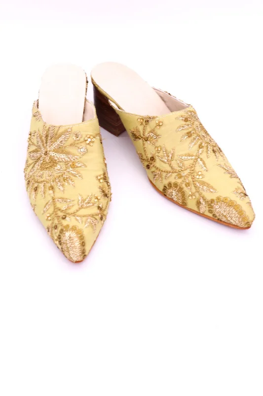 gold embroidered