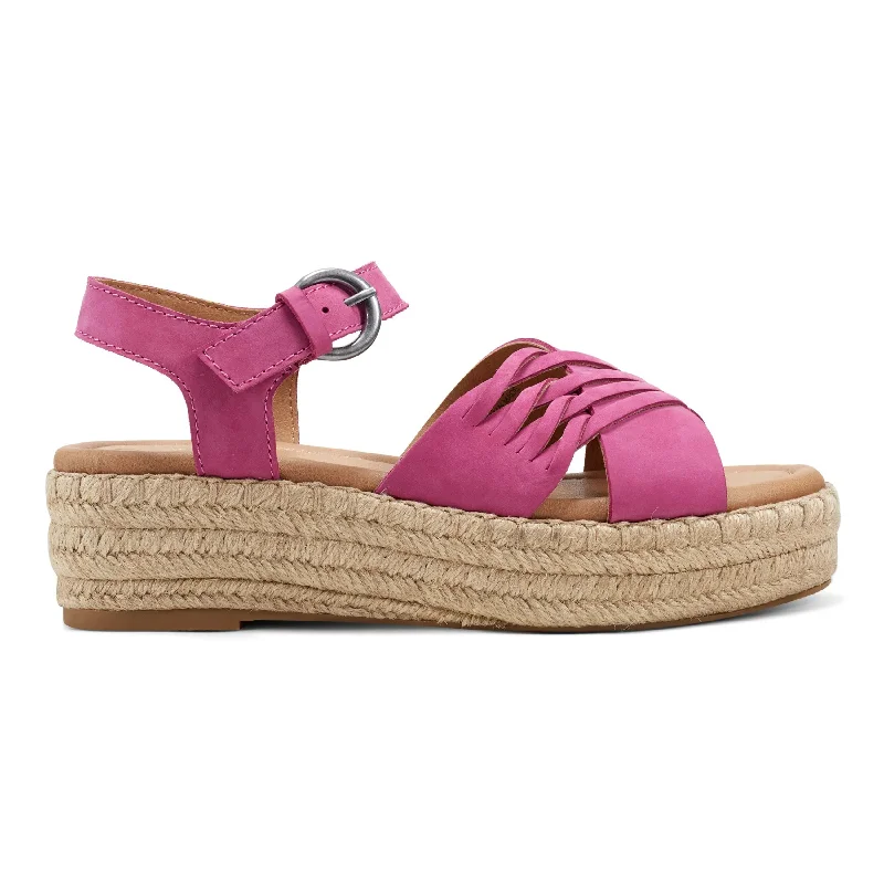 Hilda Open-toe Casual Platform Espadrilles