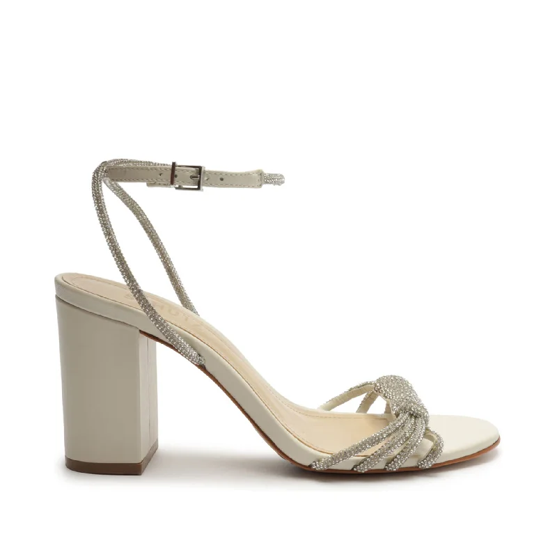 Weekend Bargains to Savor Jewell Block Nappa Leather Sandal