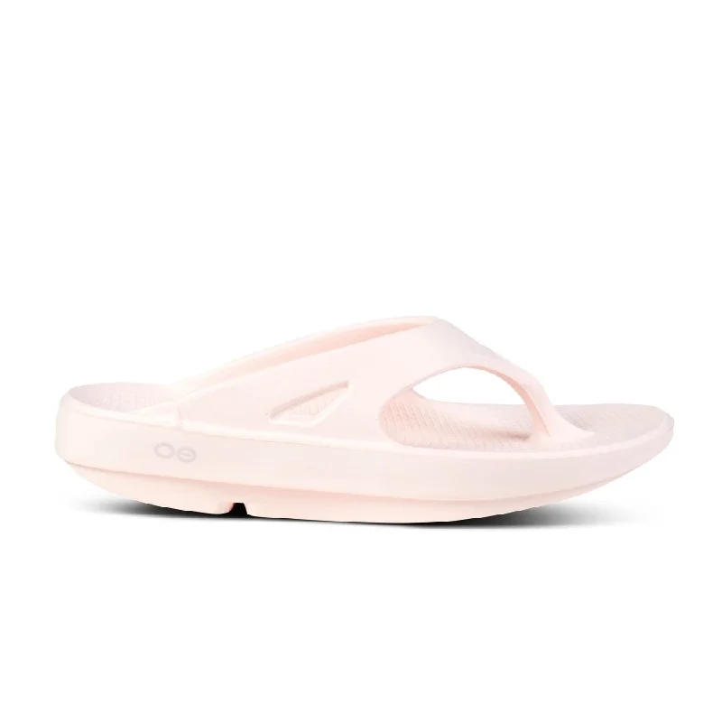 Weekend Discounts to Enjoy OOFOS Women's OOriginal Thong - Blush
