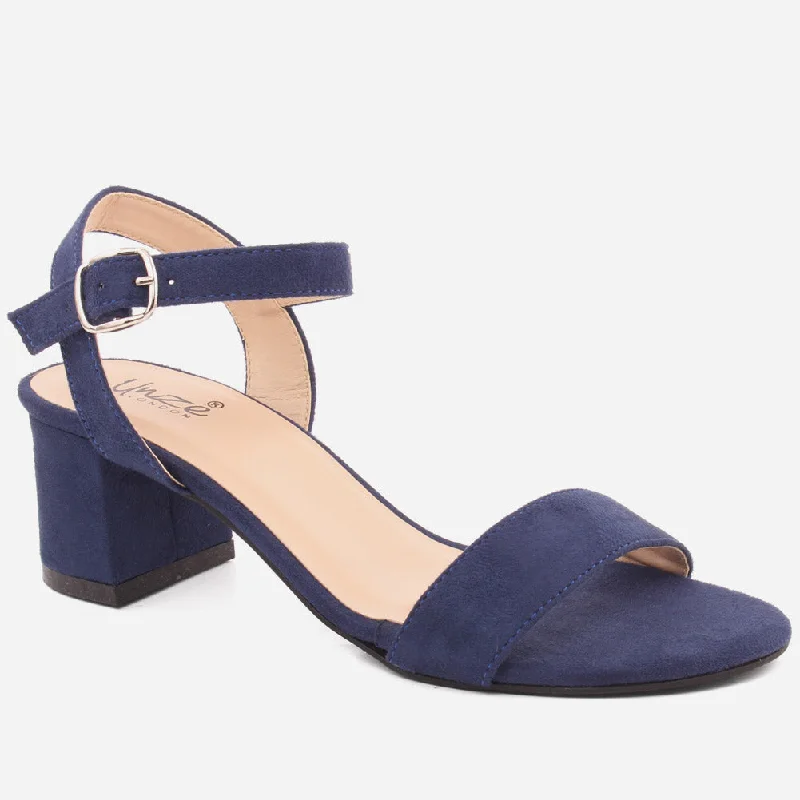Weekend Discounts to Relish Women "SANDRA" Block Heel Stylish Sandals