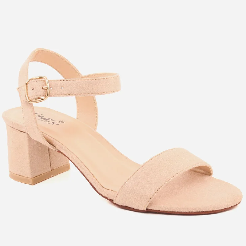 Weekend Specials to Celebrate Women "SANDRA" Block Heel Stylish Sandals