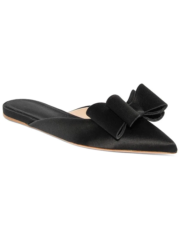 POP Womens Leather Slip-On Mules